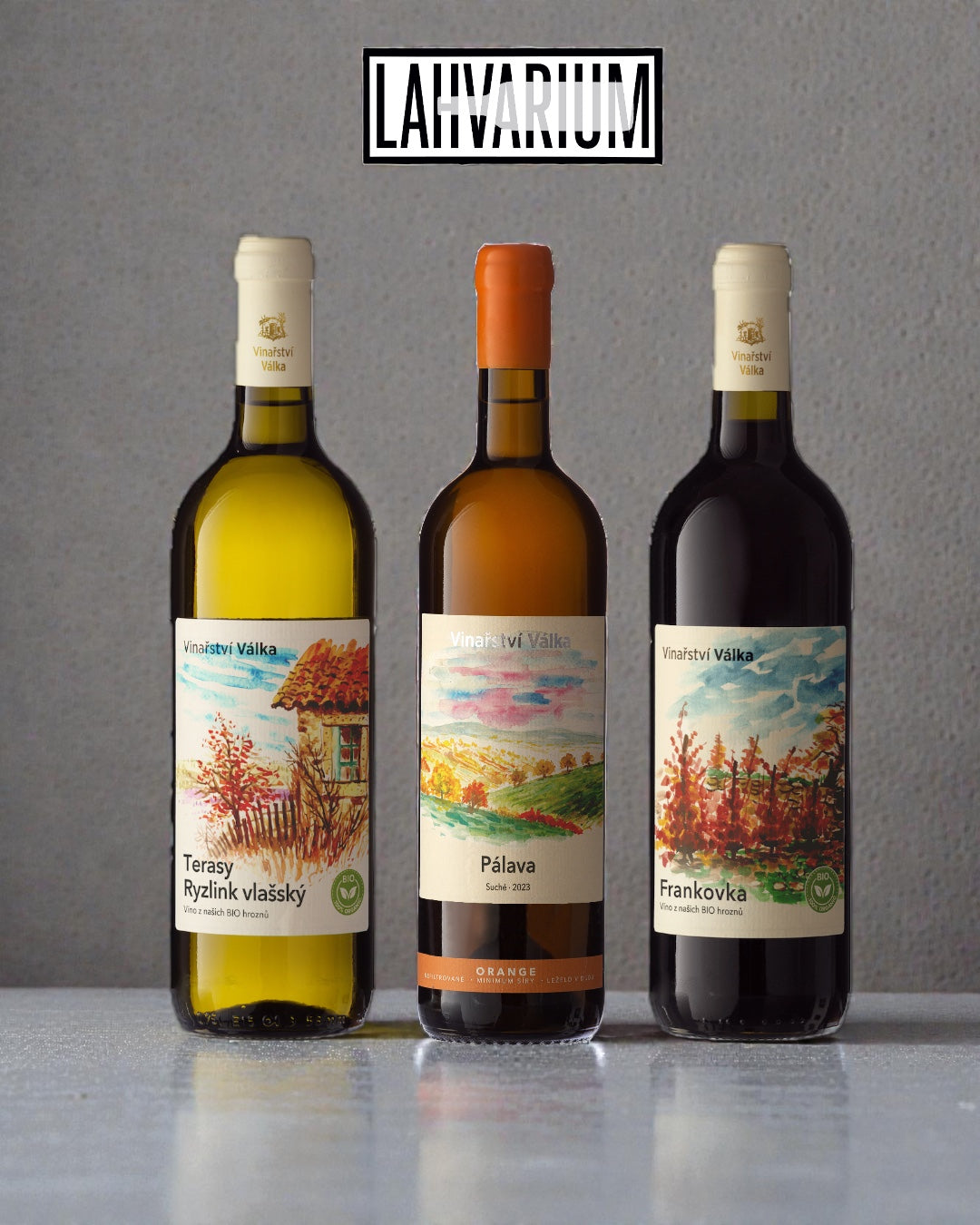 Degustační set Vinařství Válka TOP 3