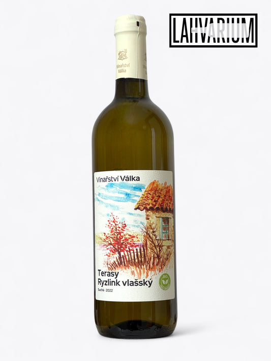 Vinařství Válka, Ryzlink vlašský 2022, Terasy, suché, BIO